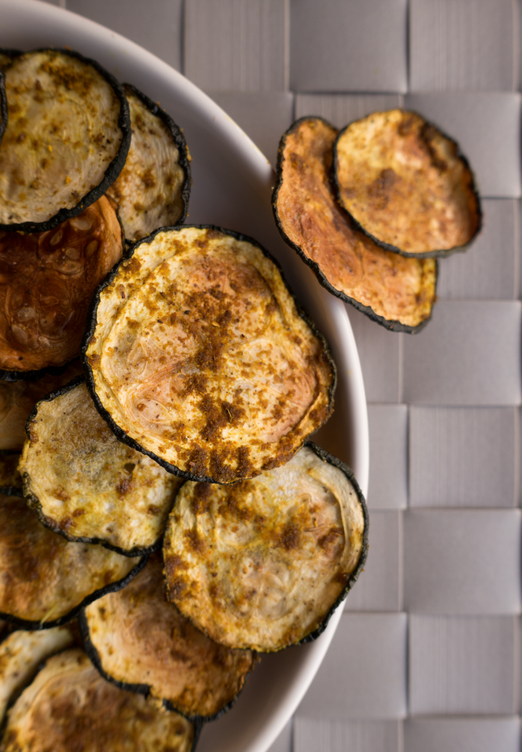 Chips de courgettes au curry (1/3)