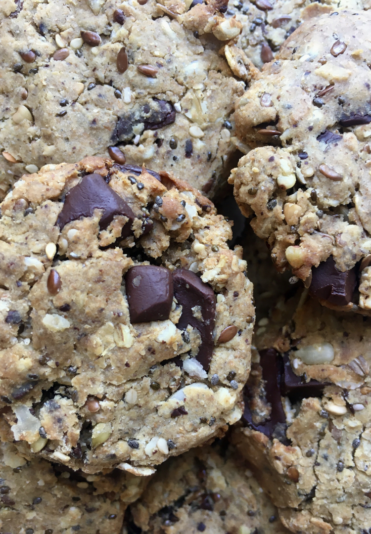 Cookies vegan aux graines et pépites (3/3)