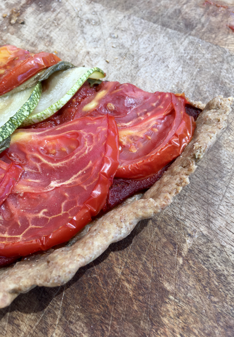 Tarte d'été tomate/courgette vegan (3/3)