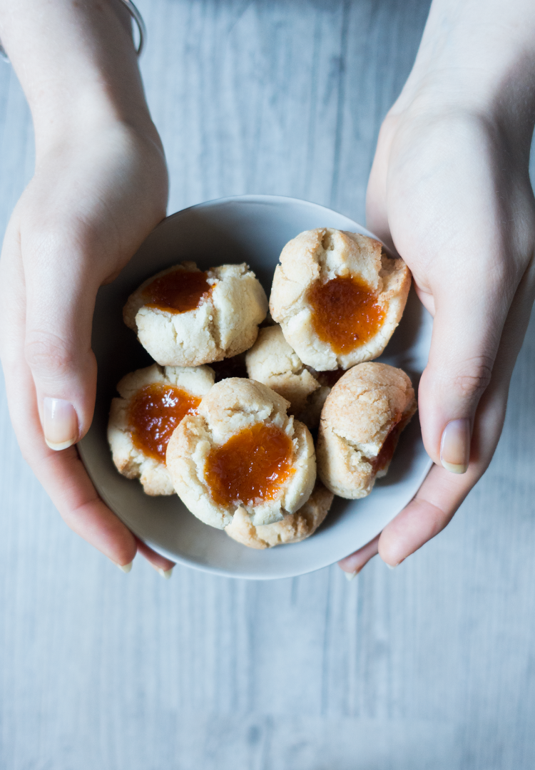 Sablés vegan aux amandes et abricot (1/4)