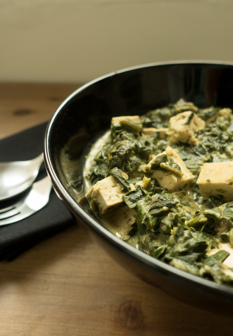 Palak paneer vegan (4/4)