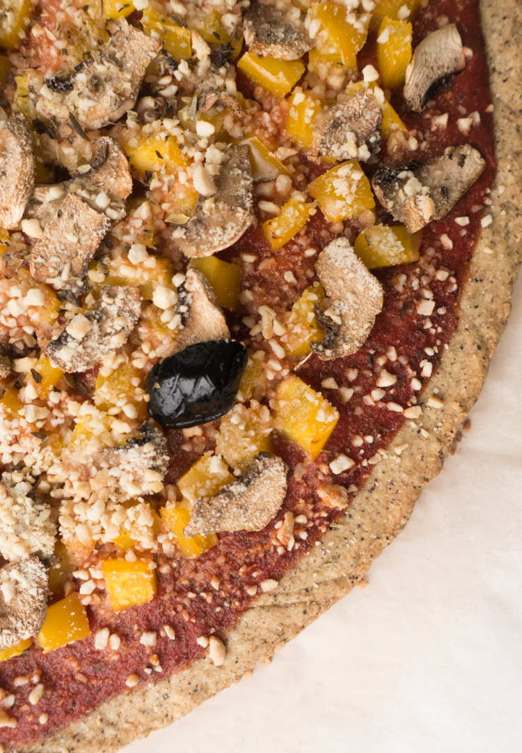 Pizza low carb (et vegan) (2/3)