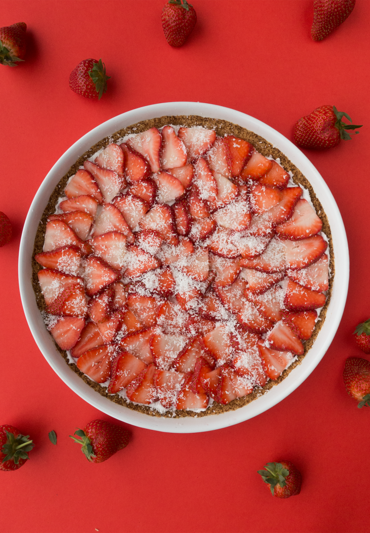 Tarte fraises-coco (1/4)