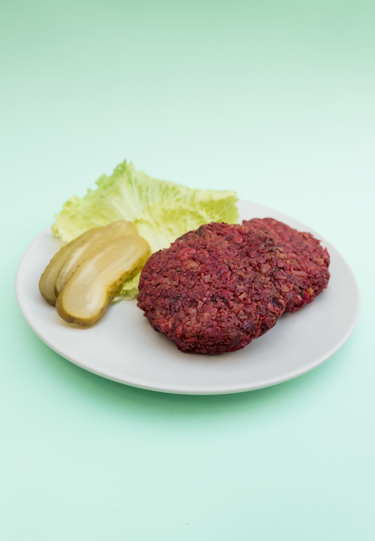 Burger vegan à la betterave (1/3)